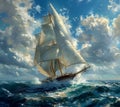 Amidst the Turbulent Seas: A Breathtaking Journey on a Talented