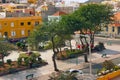 Amilcar Cabral Square in Mindelo - Cape Verde Royalty Free Stock Photo