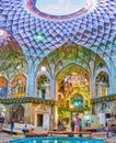 Aminoddole Caravanserai of Kashan Grand Bazaar, Iran