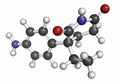 Aminoglutethimide anti-steroid drug molecule. Used in treatment of Cushing\'s syndrome and breast cancer but also by body builders