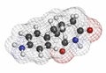 Aminoglutethimide anti-steroid drug molecule. Used in treatment of Cushing\'s syndrome and breast cancer but also by body builders