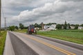 Amish Buggy on a Country Road