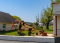 Amish country farm, playground, Lancaster, Pennsylvania, USA