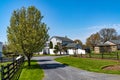 Amish Country, house, fence, tree, grass Lancaster, PA US