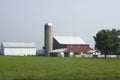 Amish Farm on a Hazy Morning Royalty Free Stock Photo
