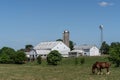 Amish Farm in Lancaster County, Pennsylvania Royalty Free Stock Photo