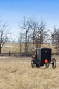 Amish horse and buggy Royalty Free Stock Photo