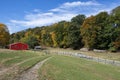 Amish red barn Royalty Free Stock Photo