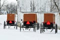 Amish Winter Royalty Free Stock Photo