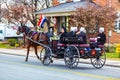 Amish Women Riding in Wagon in Intercourse