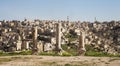 Amman city landmarks-- old roman Citadel Hill, Jordan