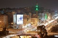 Amman city view in the night, Jordan Royalty Free Stock Photo