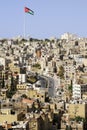 Amman city viewed from the citadel top, Jordan