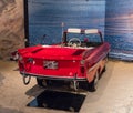 Amphicar The Car That Swims 1966 at the exhibition in the King Abdullah II car museum in Amman, the capital of Jordanc Royalty Free Stock Photo