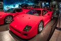 Ferrari F40 Twin Turbo 1996 at the exhibition in the King Abdullah II car museum in Amman, the capital of Jordan