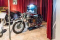 Triumph Thunderbird T6 - 1952 motorcycle at the exhibition in the King Abdullah II car museum in Amman, the capital of Jordan