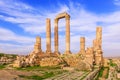 Amman, Jordan. The Temple of Hercules. Royalty Free Stock Photo