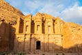 Amman, Jordan, 17th of March 2019: The Monastery at Al Khazneh - the treasury, Petra, Jordan