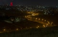 Amman at night Royalty Free Stock Photo