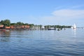 Ammersee in bavaria in spring Royalty Free Stock Photo