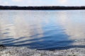 Ammersee Bavarian lake near Munich in winter