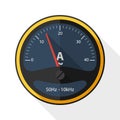 Ammeter icon Royalty Free Stock Photo