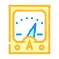 ammeter tool color icon vector illustration Royalty Free Stock Photo