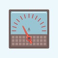 ammeter. Vector illustration decorative design Royalty Free Stock Photo