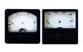 Ammeter and voltmeter