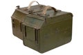 Ammo Can for ammunition belt for a 12.7 mm heavy machine gun DShK used by the former Soviet Union