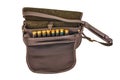 Ammo cartridge pouch, isolated, top view