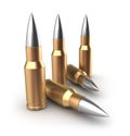 Ammo catridges with bullets