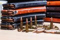 Ammo for machine guns with loaded magazines