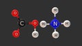 Ammonium bicarbonate (NH4)HCO3 3D Illustration