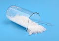 Ammonium bicarbonate is an inorganic compound with formula NH4HCO3. Royalty Free Stock Photo