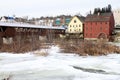 Ammonoosuc River in Littleton, NH Royalty Free Stock Photo