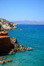 Ammoudara coastline, Crete. Royalty Free Stock Photo