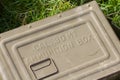 Ammunition box Royalty Free Stock Photo