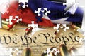 Ammunition on US Constitution - The Right to Bear Arms Royalty Free Stock Photo