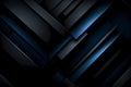 Amoled wallpaper pure black and blue. Generative AI