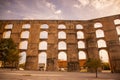 PORTUGAL ALENTEJO ELVAS AQUEDUCT Royalty Free Stock Photo