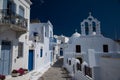 Amorgos island, old village Chora lane, Greece Royalty Free Stock Photo