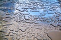 Amorphous water droplets on the surface