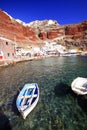 Amoudi bay, oia, santorini Royalty Free Stock Photo