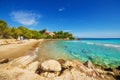 Amoudi beach, Zakynthos island Royalty Free Stock Photo