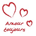 Amour toujours Royalty Free Stock Photo