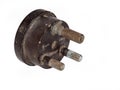 15 Amp Plug to BS 546 from late 1930s in service til 2022 Royalty Free Stock Photo