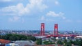Ampera Bridge, Palembang City Royalty Free Stock Photo
