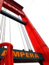 Ampera, bridge in Palembang City, South Sumatra Province, Indonesia.