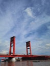 Ampera Bridge, Palembang South Sumatera Royalty Free Stock Photo